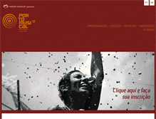 Tablet Screenshot of portomusical.com.br